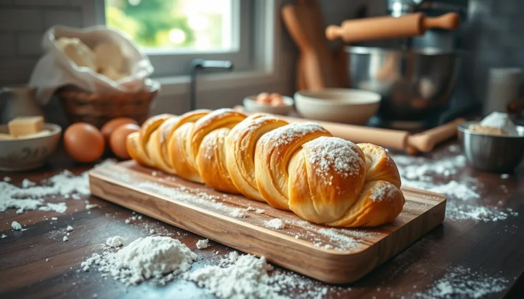 Baking butter braid Baking butter braid