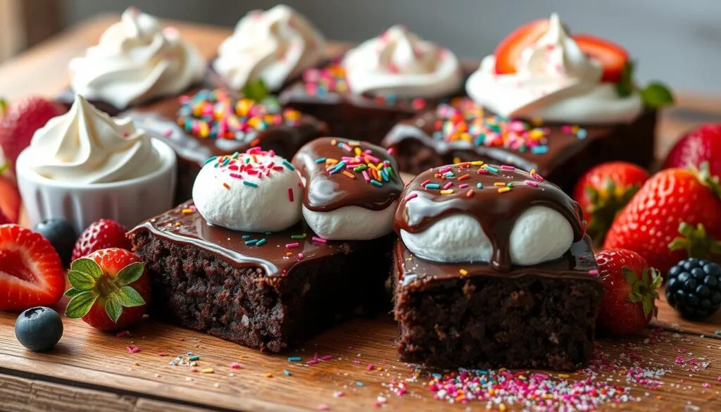 Customized marshmallow brownies Customized marshmallow brownies