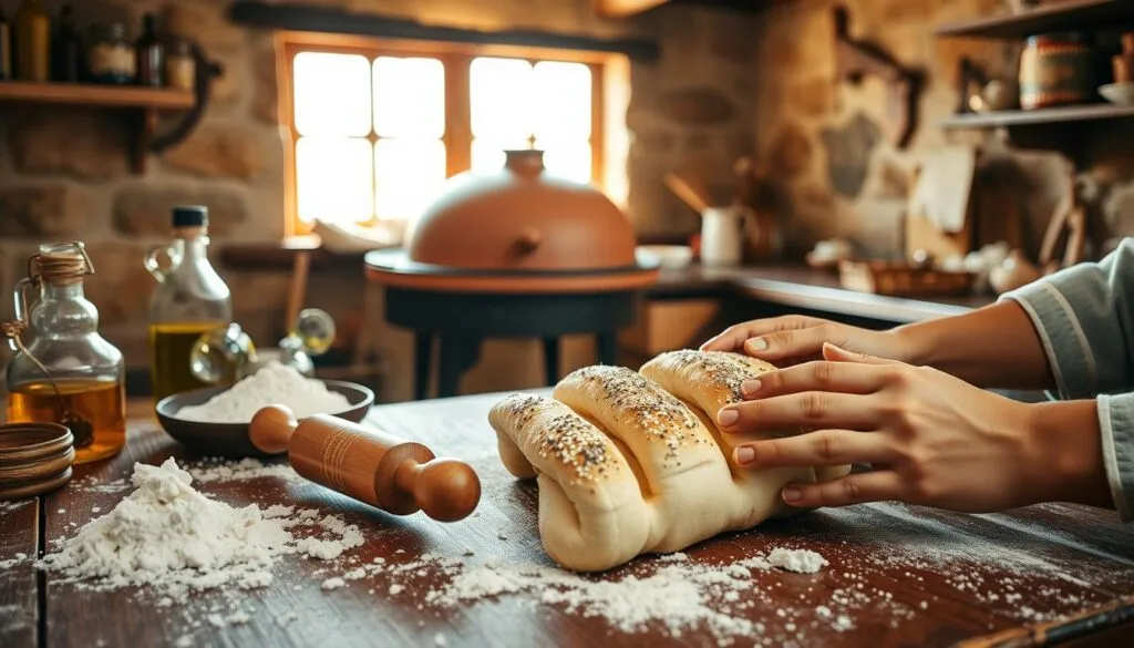 Authentic Barbari Bread Preparation Authentic Barbari Bread Preparation