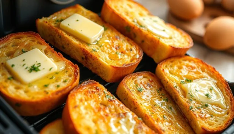 frozen garlic bread in air fryer